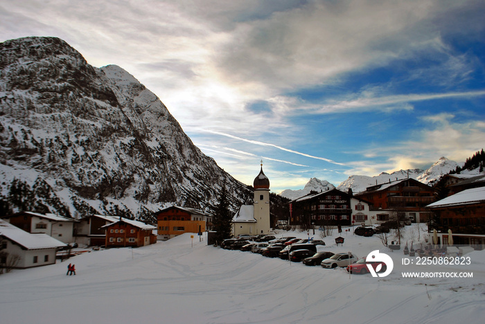 Zug Lech-Zurs am Arlberg Vorarlberg Austrian Alps Austria