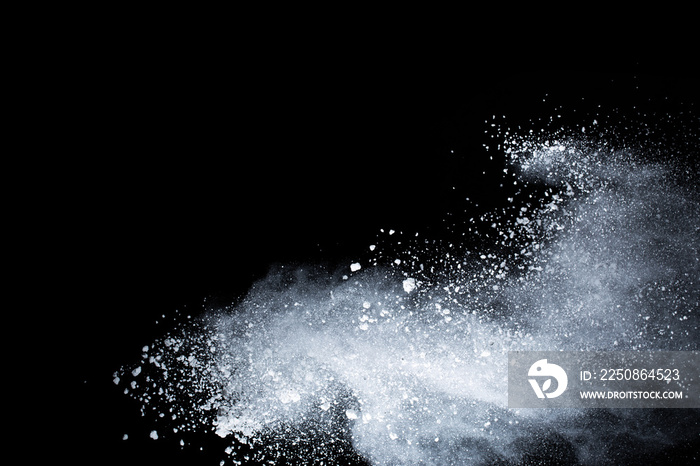 abstract powder splatted background,Freeze motion of color powder exploding throwing color powder,co