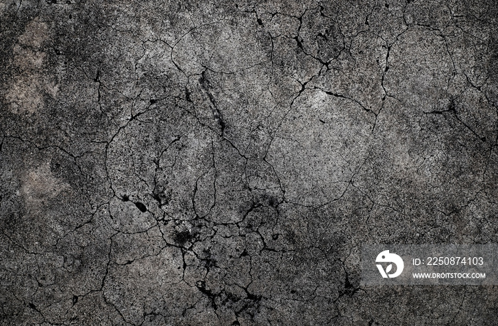 Cracked concrete texture background