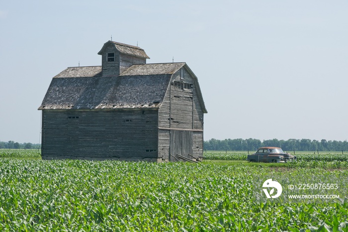 Old barn in Illinois USA