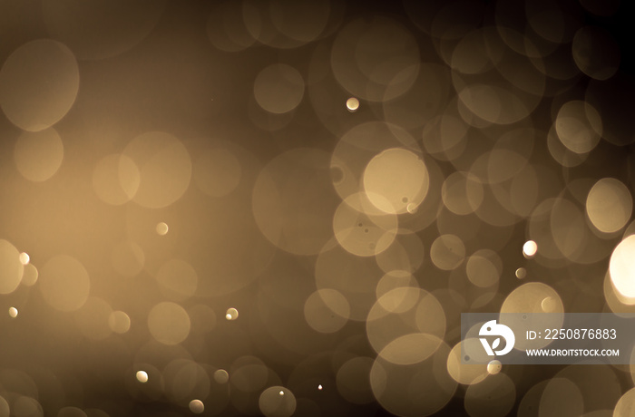 abstract brown golden background bokeh light effect