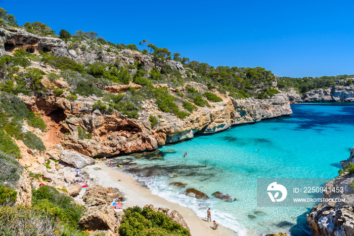 Calo Des Moro - beautiful bay of Mallorca, Spain