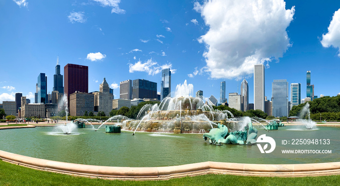 芝加哥格兰特公园白金汉喷泉