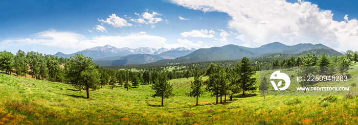 Rocky Mountain National Park panoramic view