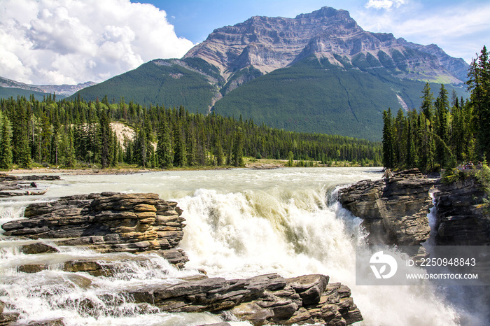 Athabasca Falls Alberta Canada