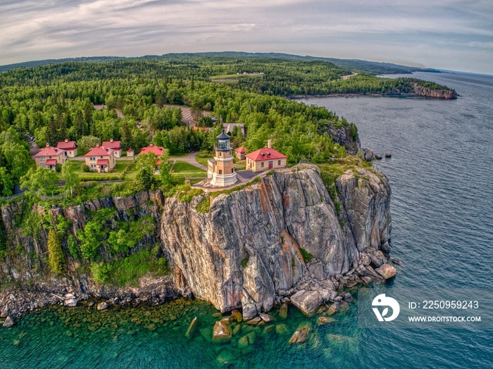 Splitrock Lighthouse State Park is located on the North Shore of Lake Superior in Minnesota