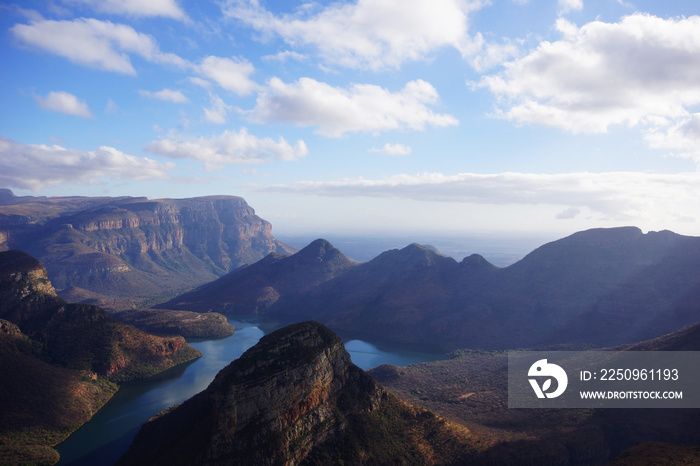 view of the canyon of the river Blyde, South Africa