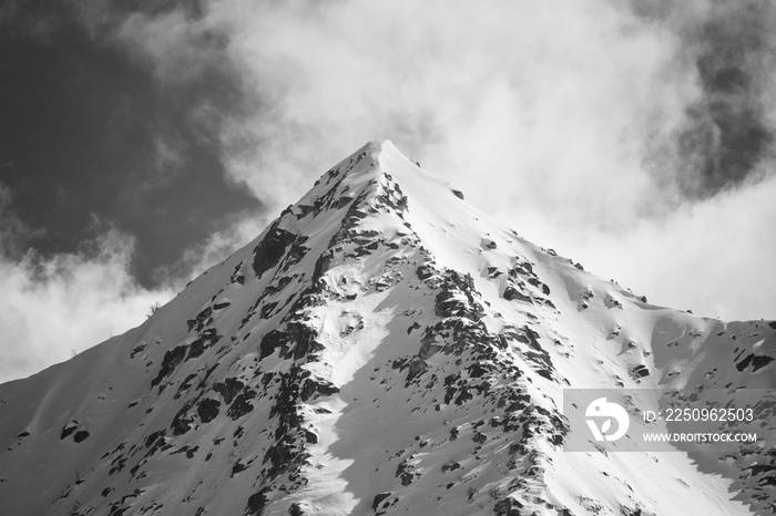 Mountain Peak at Passo del Tonale