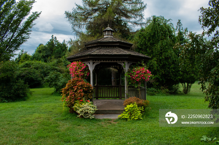 gazebo in the garden