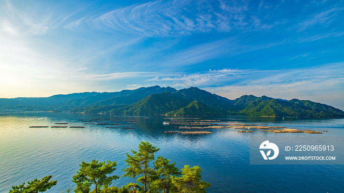 広島県　早朝風景・宮島