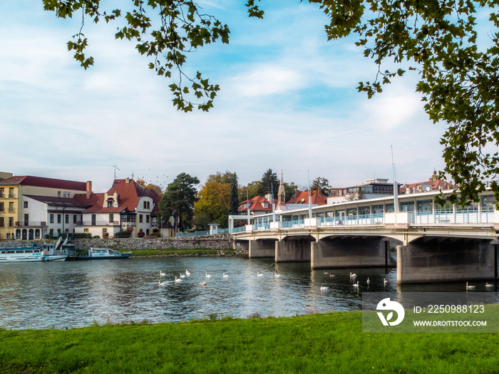 River in town of Piestany