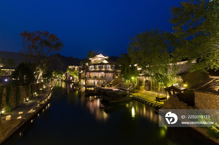 北京古北水镇夜景