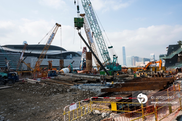 香港建筑工地