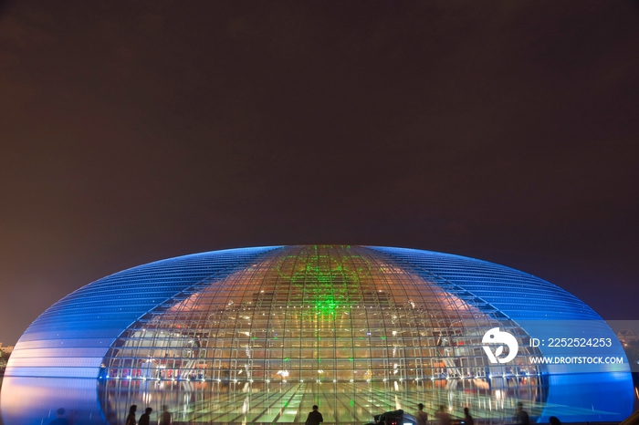 北京国家大剧院夜景