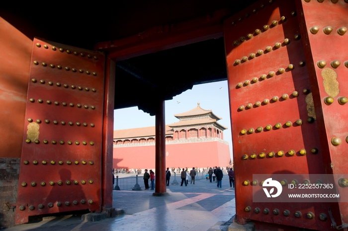 北京故宫大门