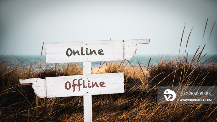 Street Sign to Online versus Offline