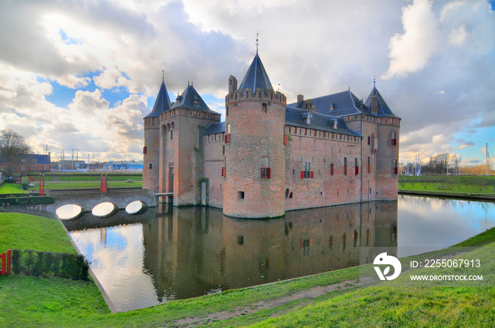 Muiden Castle (Dutch: Muiderslot) - a castle in the Netherlands, located at the mouth of the Vecht r