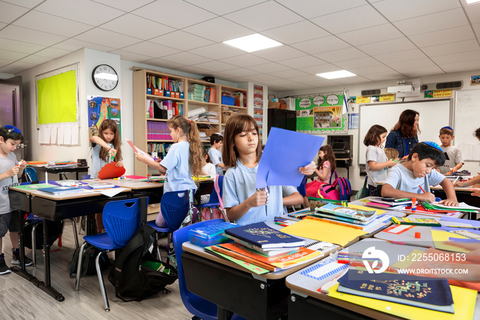 Children in a classroom