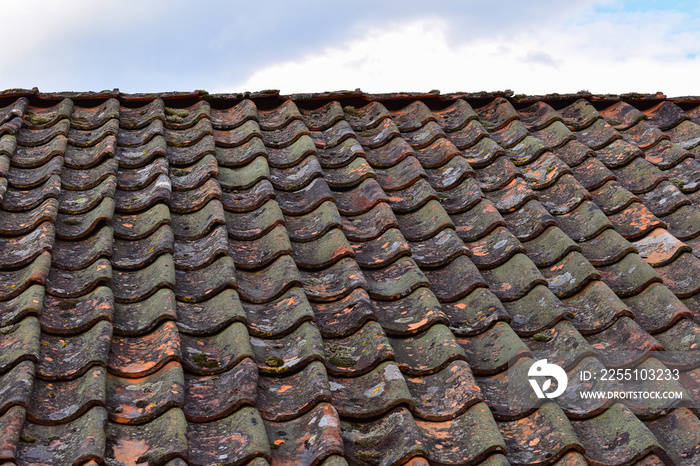 Old roof tiles