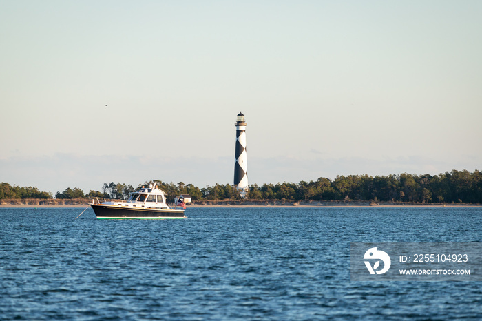 Cape Lookout Lighthouse, North Carolina, from the Water