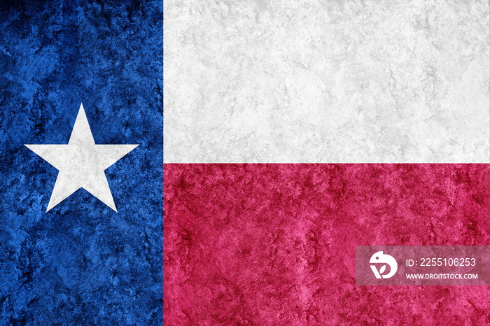 Metallic Texas state flag, Texas flag background