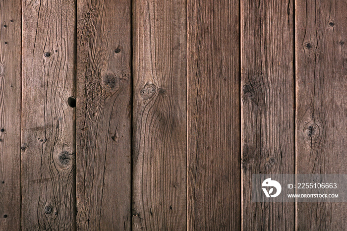 Rustic old weathered brown wood plank background