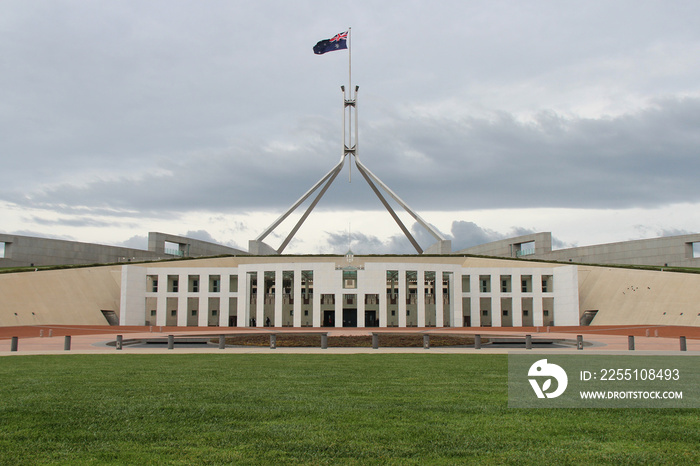 australian parliament in canberra (australia)