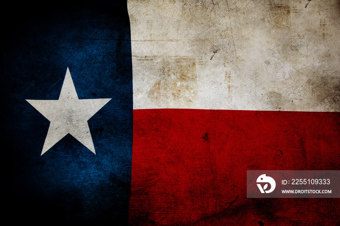 Grunge Texas flag