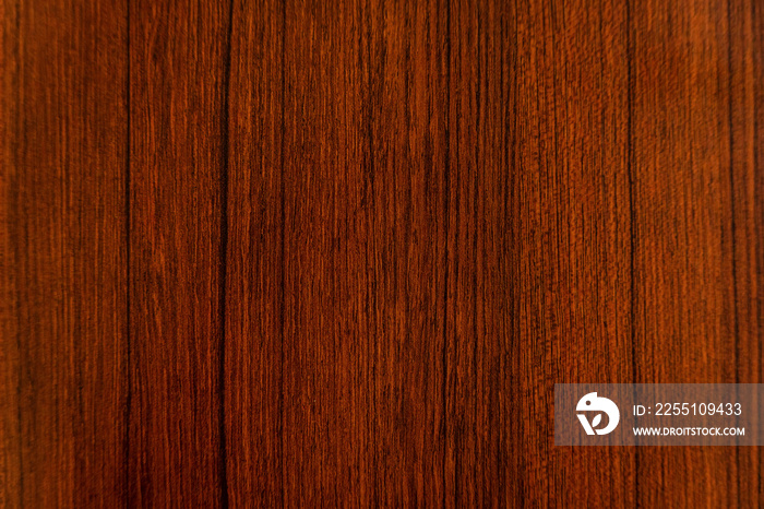 Dark red brown wooden surface texture color sample quarter cut timber