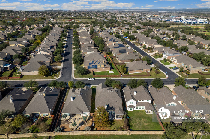 aerial view of the city