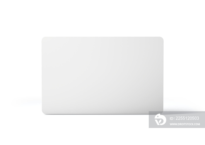 credit card isolated from white background