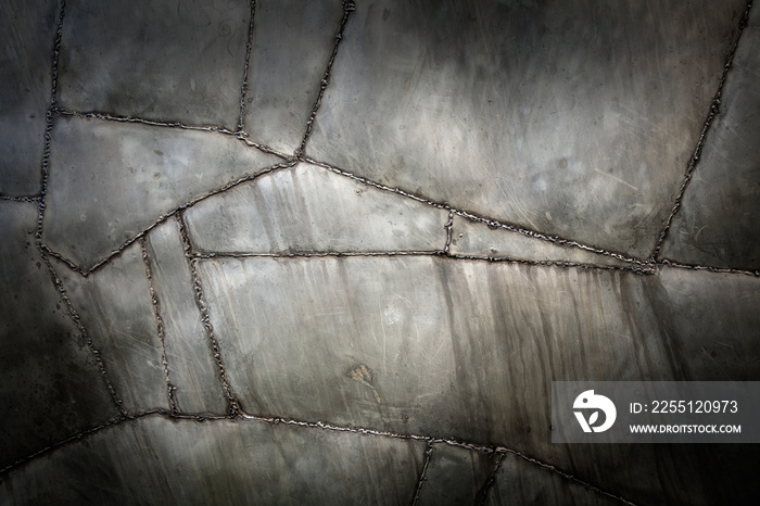 Rough welded metal texture background