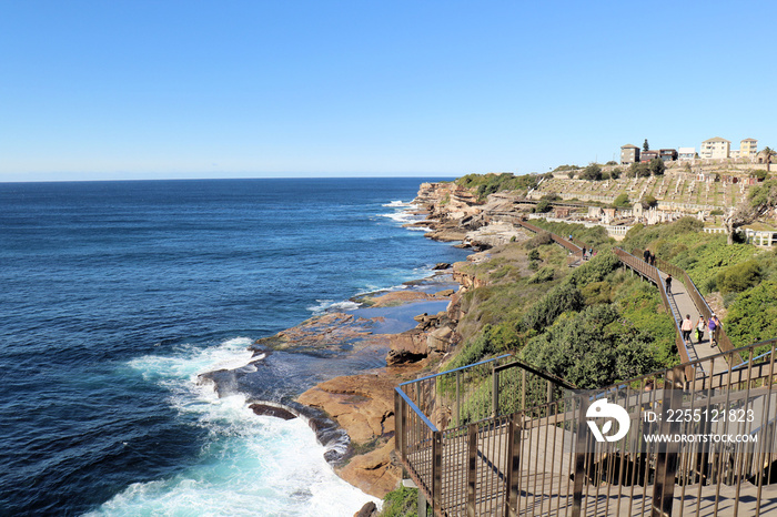 Bondi To Bronte Coastal Walking Track Sydney Australia