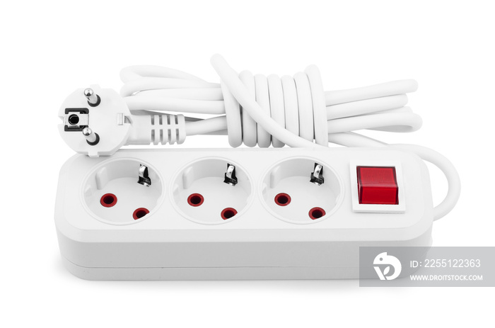Electric splitter isolated on a white background