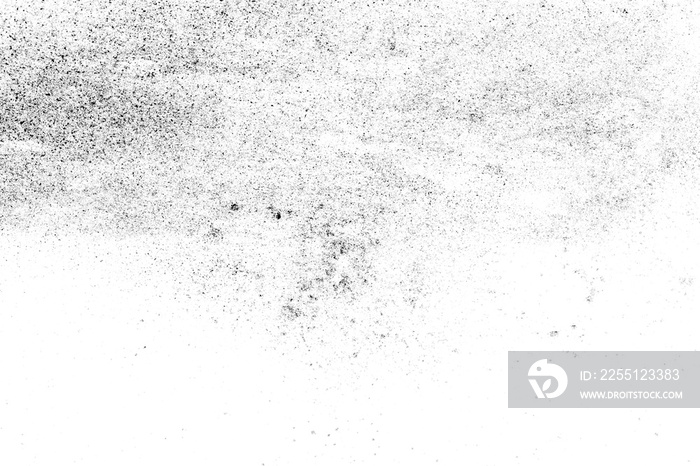 black sand isolated on white background