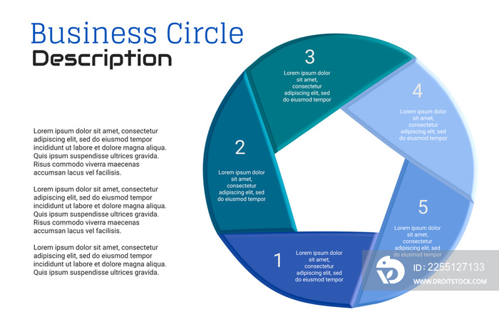 Business template, info graphics circle,workflow layout, diagram, business step options, banner, web design.