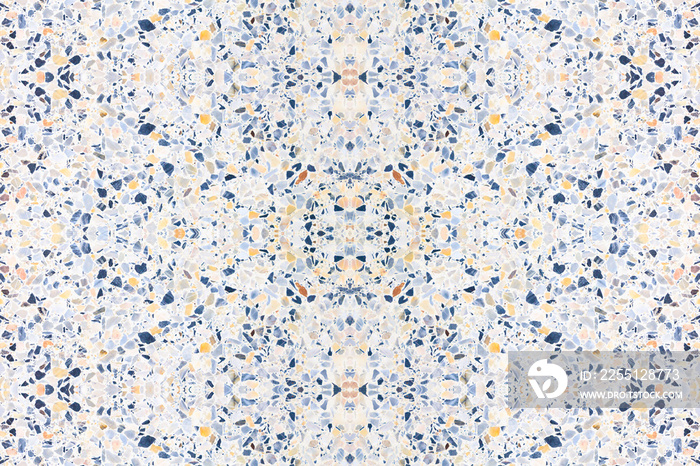 terrazzo flooring old texture or polished stone for background pattern and color beautiful