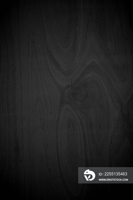 Close-up corner of wood grain Beautiful natural black abstract background Blank for design and require a black wood grain backdrop