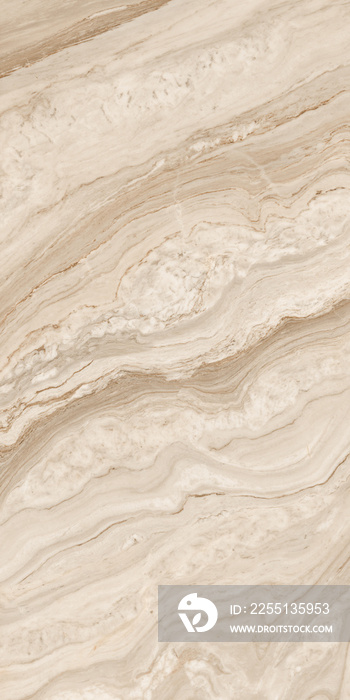 Brown beige abstract marble granite natural sand stone texture panorama.