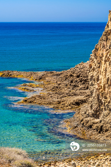 El Dedo Reef, Cabo de Gata-Níjar Natural Park, UNESCO Biosphere Reserve, Almería, Andalucía, Spain, Europe