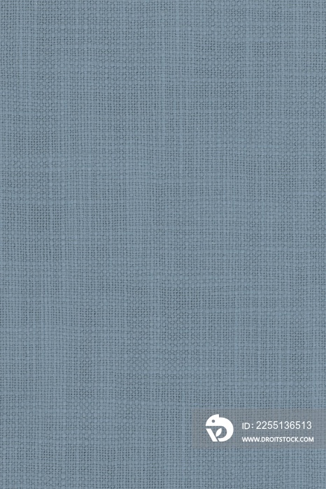 real organic blue linen fabric texture background