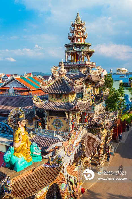 Linh Phuoc Pagoda in Dalat