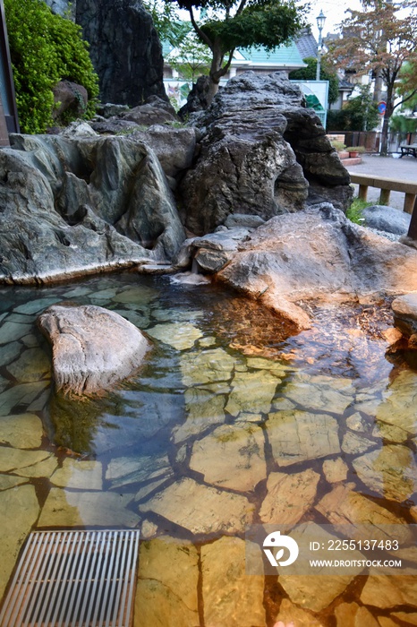 嬉野温泉の風景