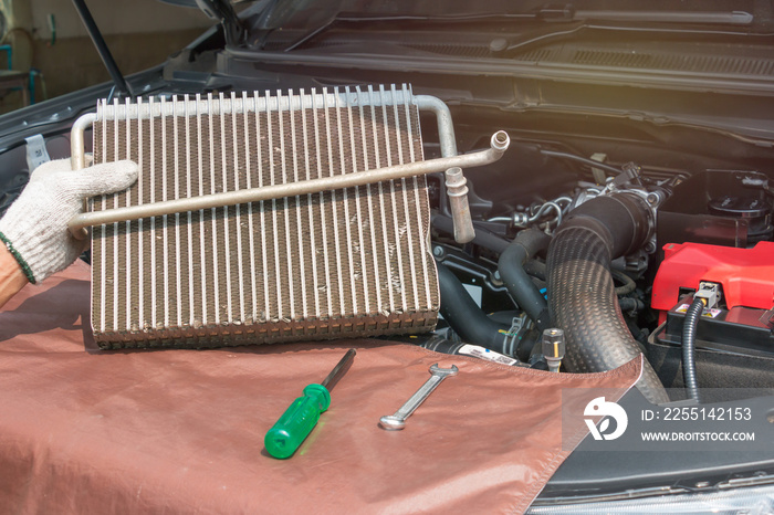 Charging battery car with electricity trough jumper cables