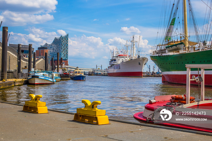 Der Hafen von Hamburg