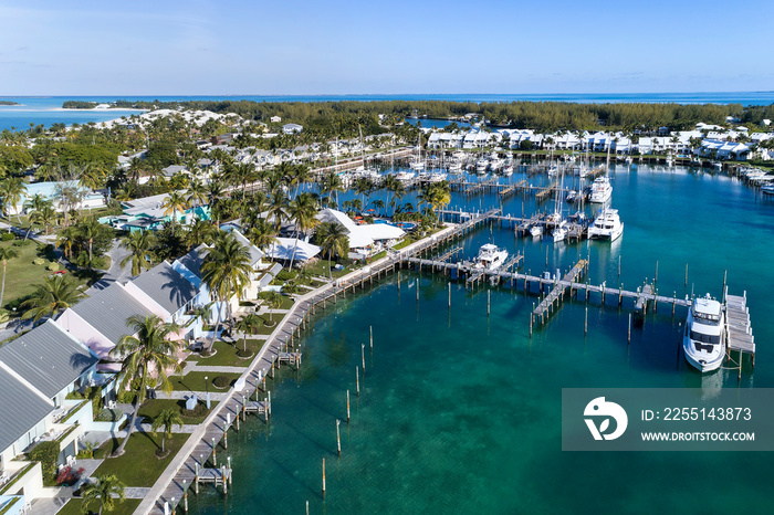 Treasure Cay Marina Aerial View 1