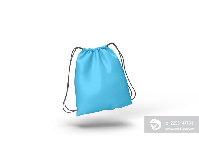 Blue Sports Bag Transparent Background PNG