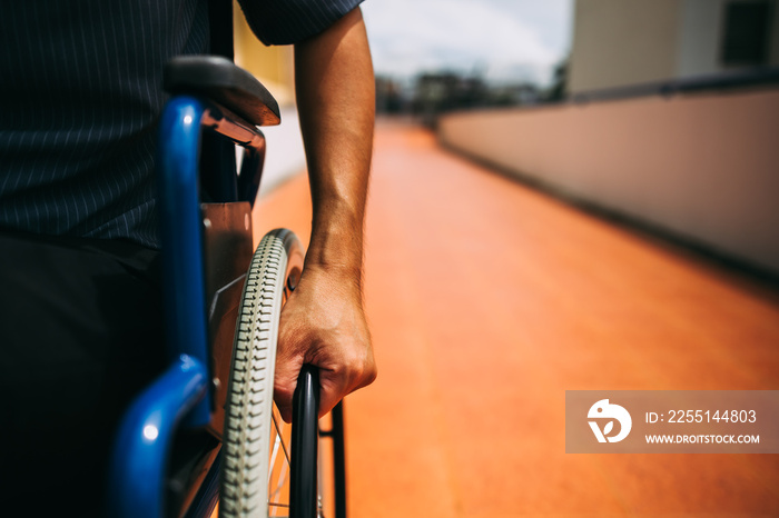 People with disabilities can access anywhere in public place with wheelchair,that make them independent in transportation and feel they are not the stranger from social.