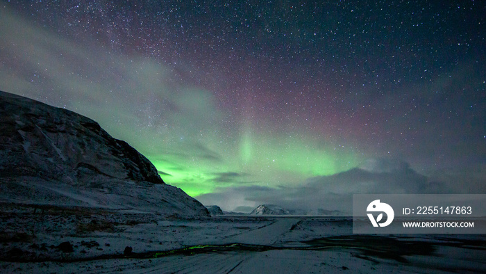 Northern Lights near Vik, Iceland