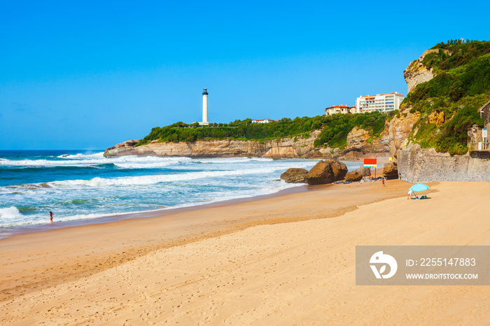 La Grande Plage beach, Biarritz